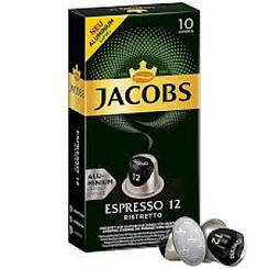 Кава в капсулах Jacobs Espresso 12 Ristretto, 10 капсул Nespresso