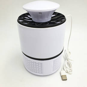 Лампа пастка для комарів знищувач комах 5 Вт USB Mosquito Killer Lamp Біла, фото 3