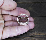 Каблучка чоловіча срібна "Зуби Демона", фото 4