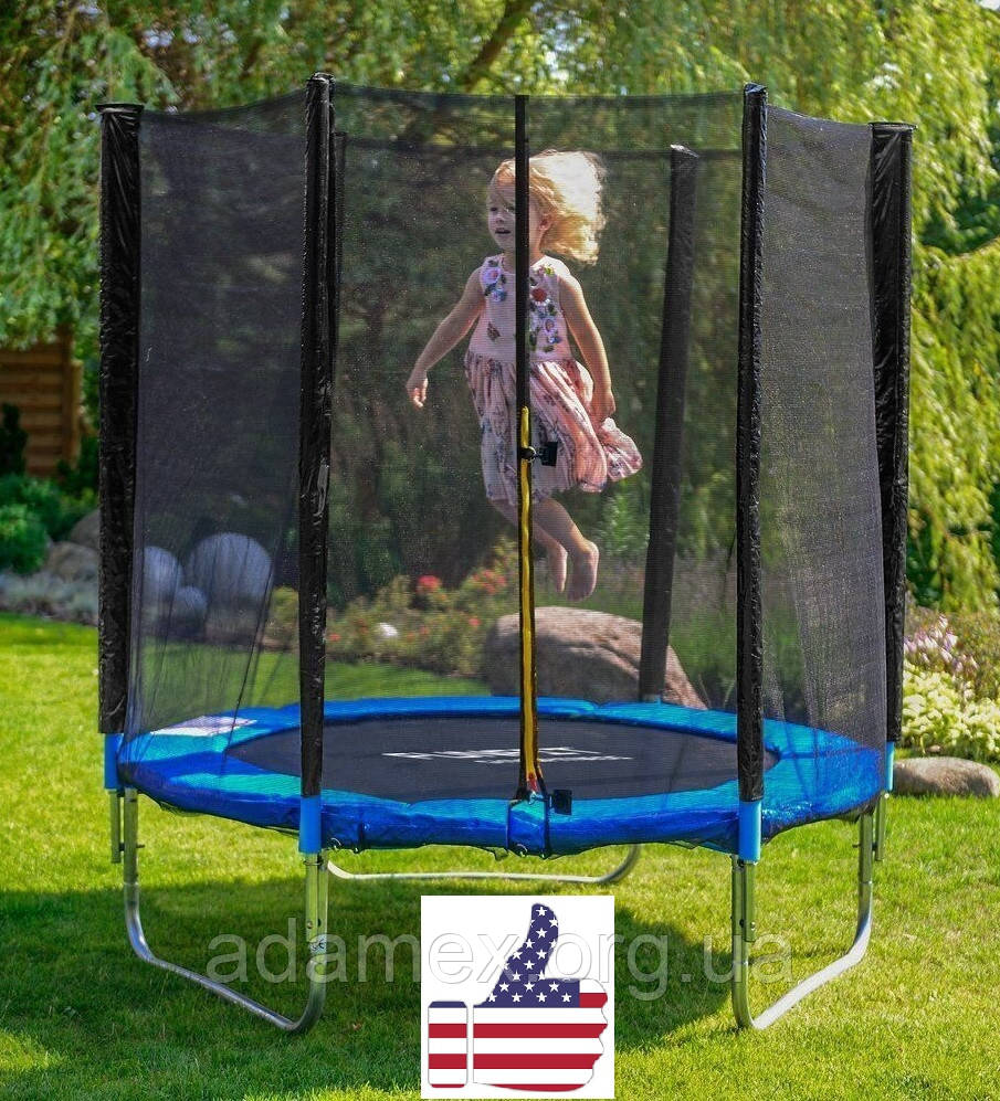Батут SkyJump 183 см з сіткою Польща- США