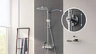 Душова система із термостатом GROHE Euphoria SmartControl із верхнім душем латунна хром 26509000, фото 6