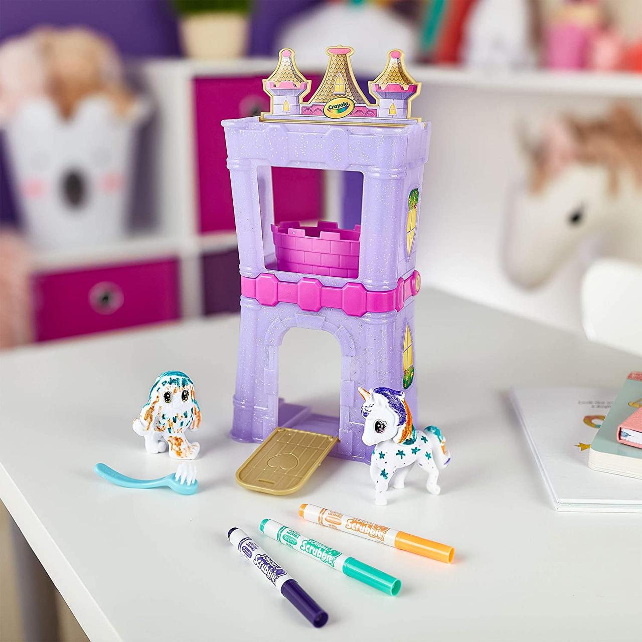 Крайола розфарбуй вихованців Палаття єдинорога та єті Crayola Scribble Scrubbie Peculiar Pets