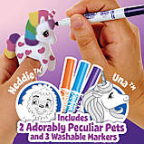 Крайола розфарбуй вихованців Палаття єдинорога та єті Crayola Scribble Scrubbie Peculiar Pets, фото 4