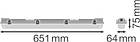 Світлодіодний LED світильник LEDVANCE DampProof 600 1xLamp Housing IP65 4058075312395, фото 7