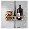 Полиця для душової штанги IKEA VOXNAN стелаж з нержавіючої сталі, хромований ІКЕА ВОКСНАН, фото 4