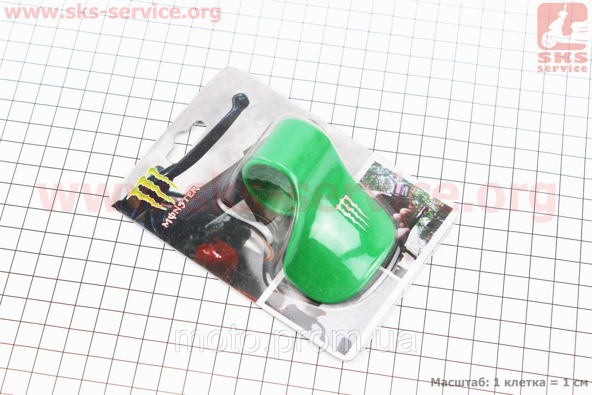 Лепесток рукоятки газа зеленый на скутер Race Viper - фото 2 - id-p179938600
