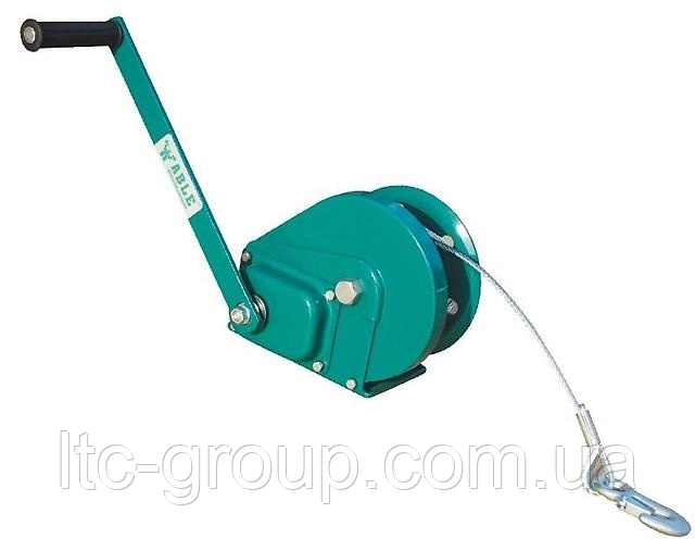 Лебідка ручна канатна 2000/4000 кг з тросом 10 м ABLE BHW, фото 1