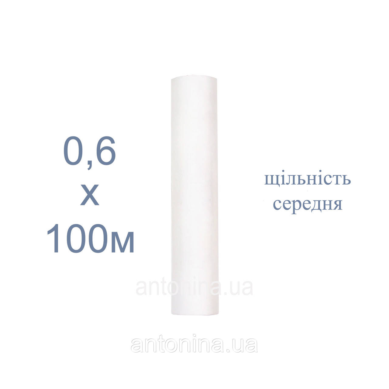Одноразові простирадла білі 0,6х100м (щіл. середня), спанбонд на кушетку