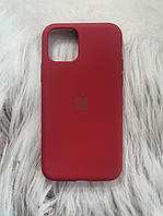 Силиконовый чехол Silicone Case для iPhone 11 Pro (5,8) Бордовый
