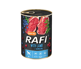 Консервований корм для дорослих собак Dolina Noteci Rafi паштет з ягням, лохиною і журавлиною 400г