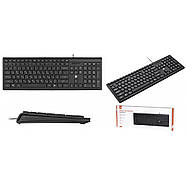 Клавіатура 2E KM1020 Slim USB Black, фото 3