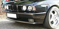 Вії на фари BMW 5 E34 1988-1997 Накладки фар авто Бровки для Бмв 5-ї серії (E34) З вирізами