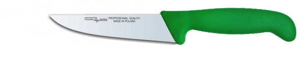 Нож для убоя птицы Polkars №25 140мм с зеленой ручкой - фото 1 - id-p1438004745