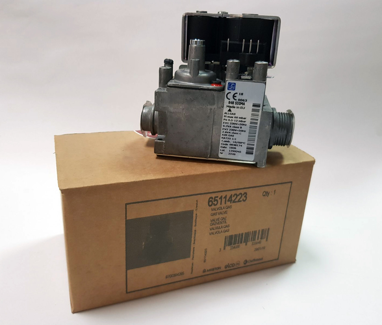 Газовий клапан ARISTON Cares Premium 65114223
