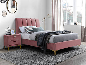Ліжко MIRAGE VELVET 90 античний рожевий (Signal)