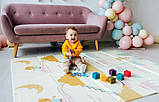 Дитячий двосторонній килимок POPPET "Стікери і Казковий політ" (200х180 см). POPPET PP010-200, фото 7