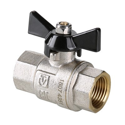 Кран кульовий ВР-ВР, з ручкою "метелик"  VT.317.N 1/2" VALTEC Perfect