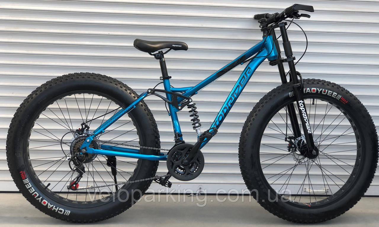 Позашляховик фетбайк двопідвісний Twin Mbike 26 (fatbike) велосипед 2023 фетбайк
