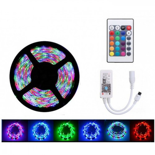 Світлодіодна стрічка LED 3528 RGB комплект, фото 1