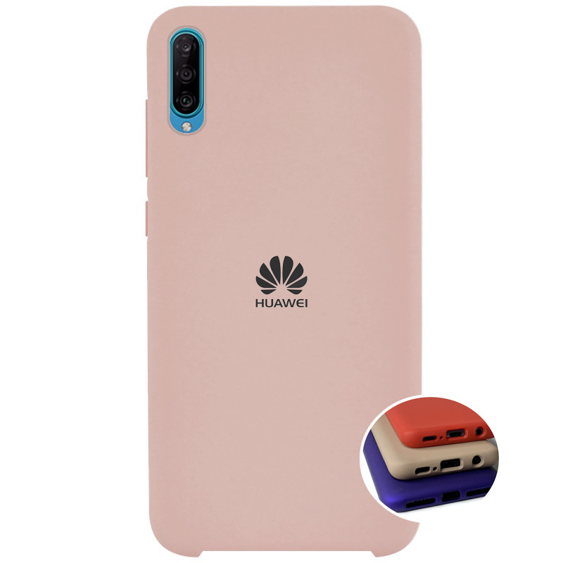 Чохол Silicone FULL case для Huawei P Smart Pro 2019 (01) Pink sand пудровий