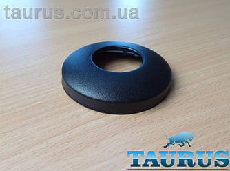 Чорний сферичний декоративний фланець D76/висота 16 мм Black, внутрішній розмір 1" (d33 мм) ThermoPulse