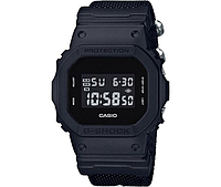 Наручний годинник полімерні оригінальні Японія Casio G-Shock DW-5600BBN-1ER з тканинним ремінцем (модуль 1545)