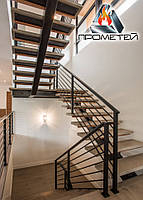 П-образные лестницы с площадкой монокосоурные от завода-изготовителя в Днепре