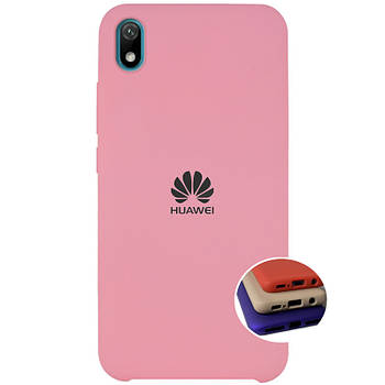 Чохол Silicone FULL case для Huawei Y5 2019 (05) Pink рожевий