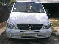 Реснички на фары Mercedes Vito (VIANO) W639 2003-2010 Накладки фар авто Бровки для Мерседес Бенц Вито 639