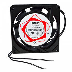 Вентилятор SUNON 80x80x25 MM, 220V, 0.10 A