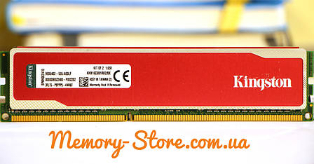 Оперативна пам'ять Kingston DDR3 4GB PC3-12800 1600 MHz HyperX Red (б/у), фото 1