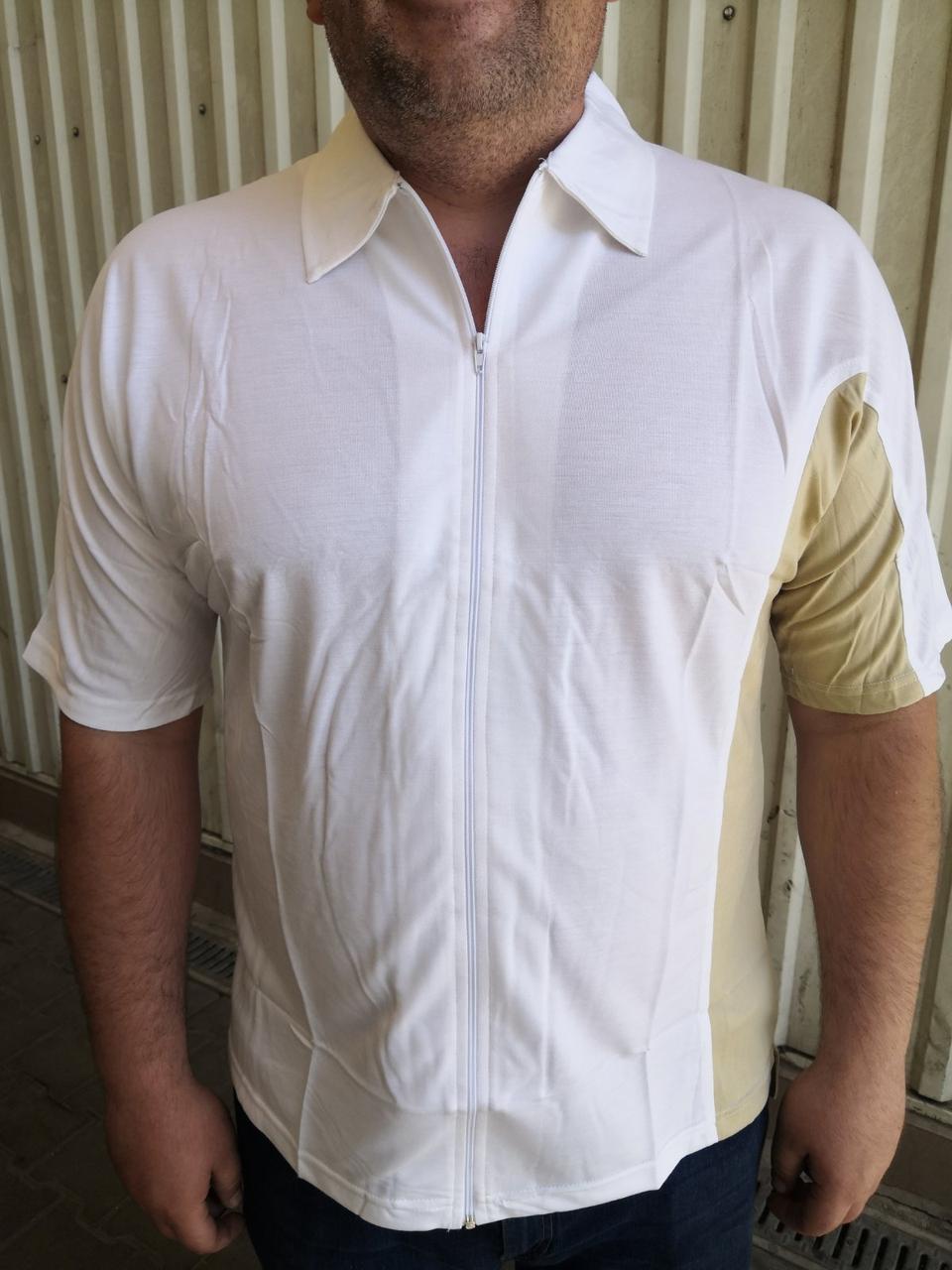 Сорочка чоловіча, поло стрейчева брендова високої якості, великі розміри G.F., Туреччина