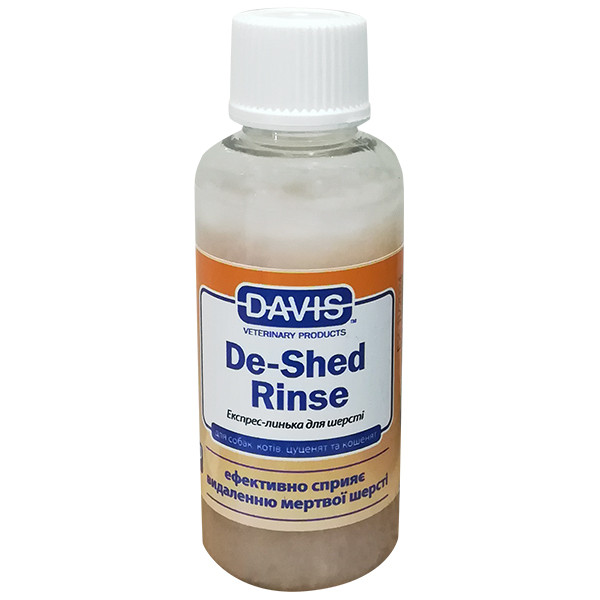 Ополіскувач для собак та котів, концентрат Davis De-Shed Rinse полегшення линяння (DSRR50)