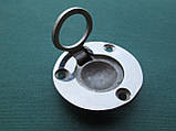 Неіржавке відкидне кільце для рундука, кругле, фото 2