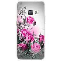 Чохол Print для Samsung J1 2016 / J120 силіконовий бампер із малюнком Roses Pink