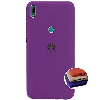 Чохол Silicone FULL case для Huawei Y7 2019 (09) Purple фіолетовий