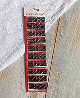 Невидимка, Шпилька для волосся, Колір: Чорний, 5,3 см Ціна за 10 штук