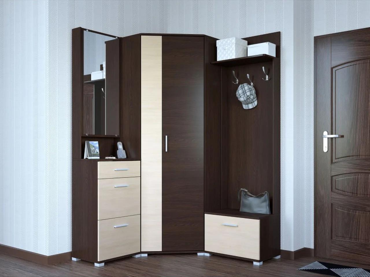 Передпокій кутовий Бриз Еверест венге комбі, фото 1