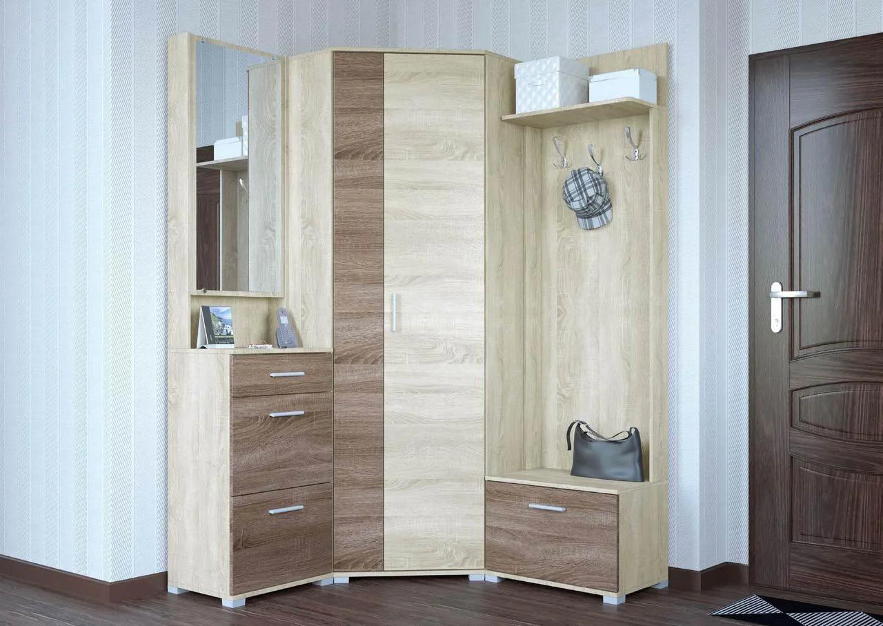 Передпокій кутовий Бриз Еверест сонома + трюфель, фото 1