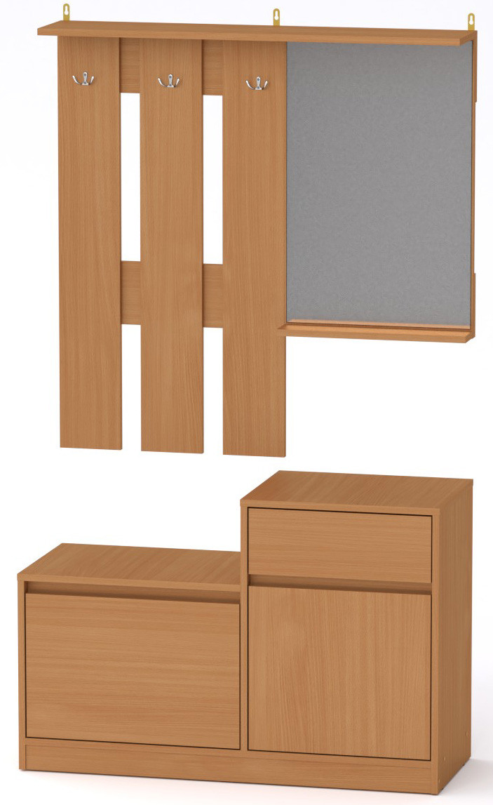 Передпокей Влада Компаніт Бук (110х38х168,3 см), фото 1