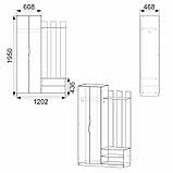 Передпокій Ніна Компанит Бук (120,2х46,4х195 см), фото 2