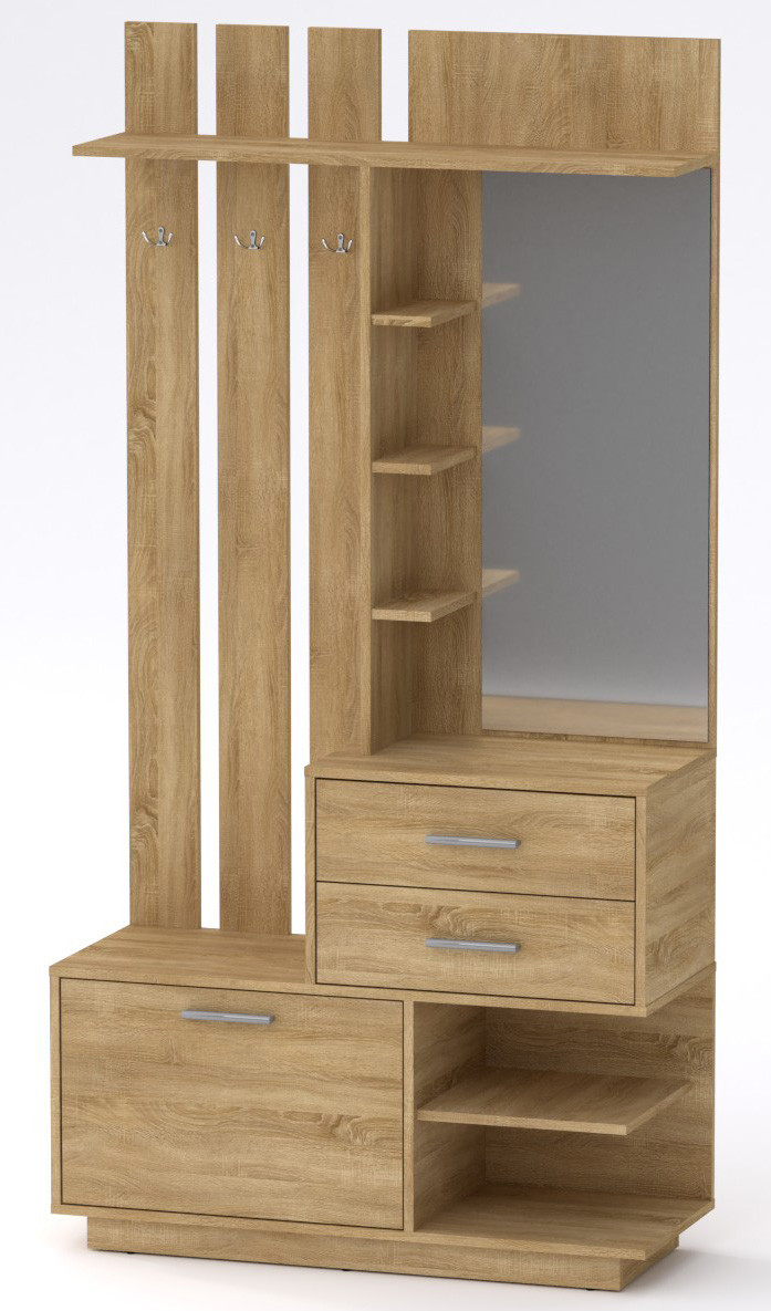 Передпокій Єва Компанит Дуб сонома (100,3х38х195 см), фото 1