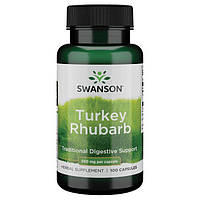 Ревень пальчатый, Swanson, Turkey Rhubarb, 500 мг, 100 капсул