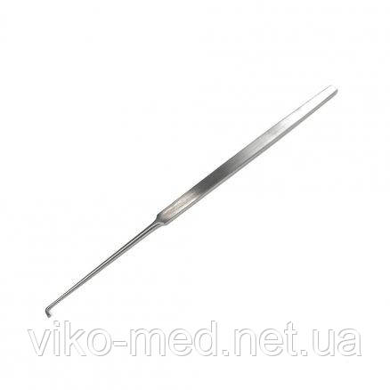 Гачок по Cushing, для нерва. Розмір 19 см х 6 мм, фото 1