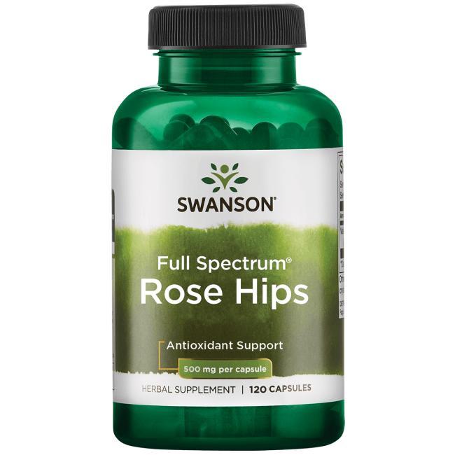 Шипшина, Swanson, Rose Hips, 500 мг, 120 капсул