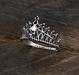 Авторське жіноче кільце із срібла Череп, фото 3