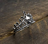 Авторське жіноче кільце із срібла Череп, фото 4
