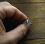Авторське жіноче кільце із срібла Череп, фото 6