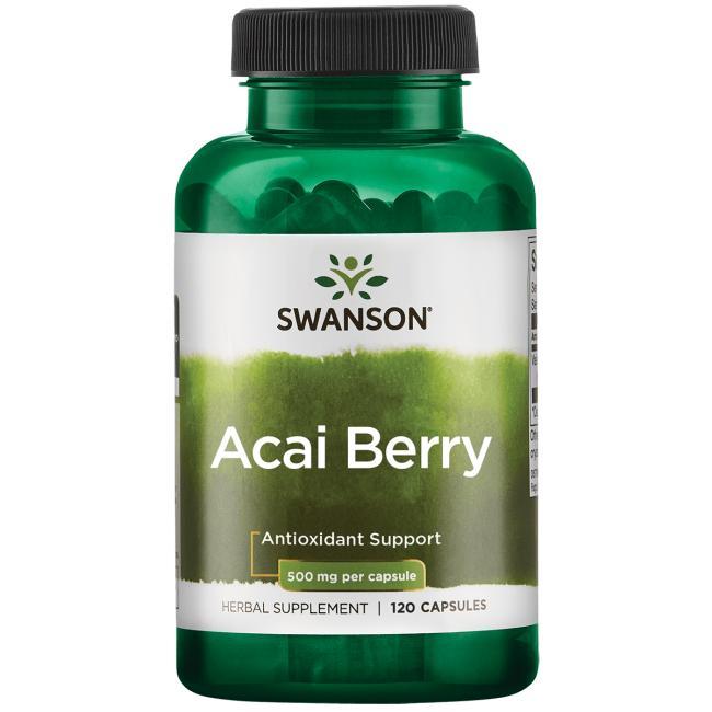 Ягоди Асаї, Acai Berry, Swanson, 500 мг, 120 капсул