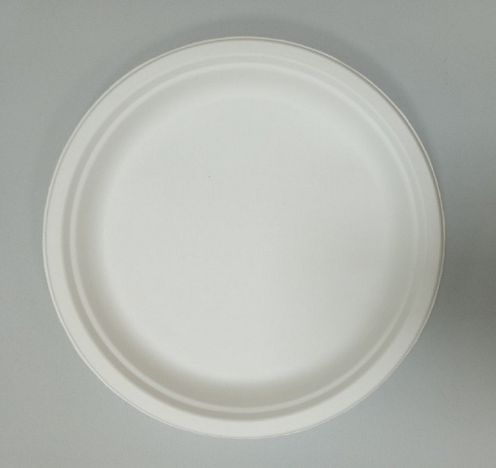 Тарілка паперова кругла біла 261*21